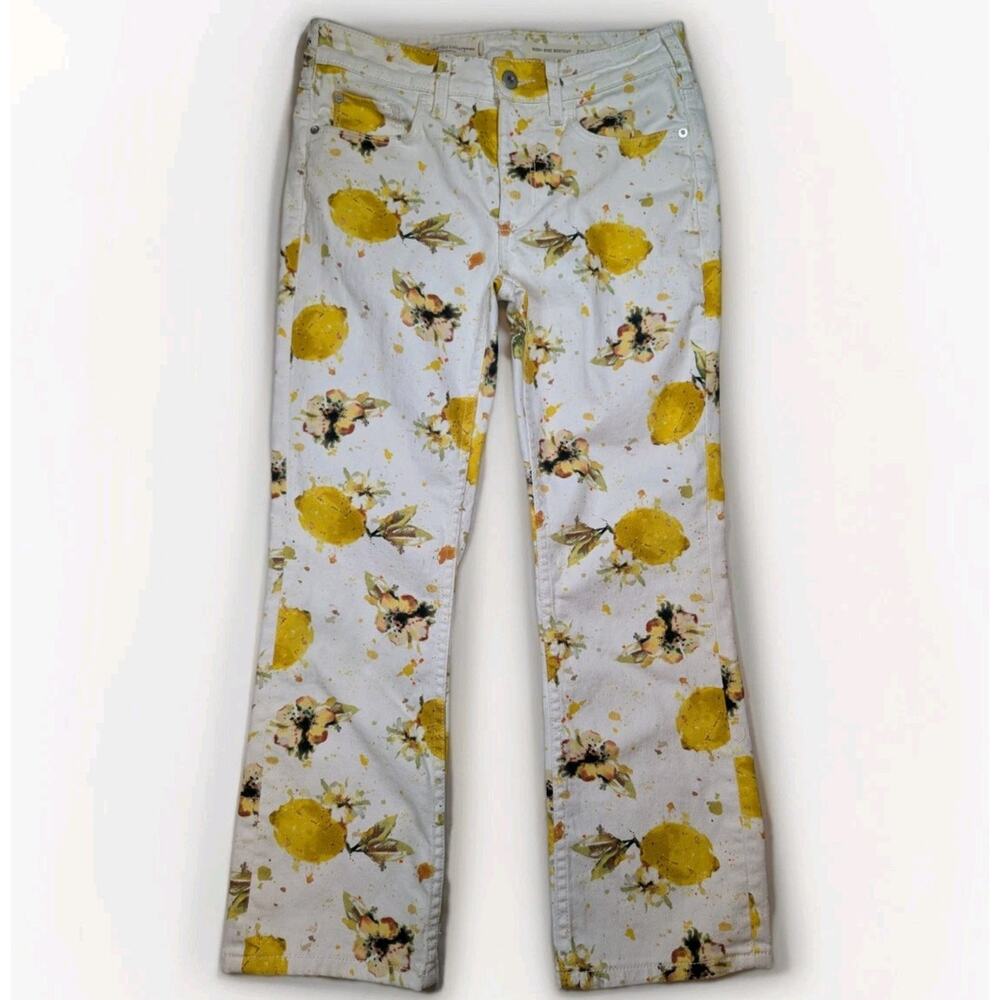 Pilcro and the Letterpress Lemon Grove Cropped Bootcut 27 Anthropologie